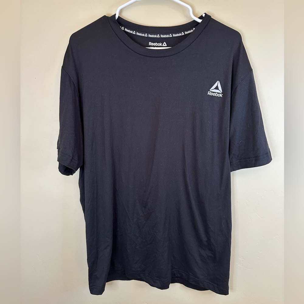 Men’s XL Reebok Black Short Sleeve Logo Crew Tee